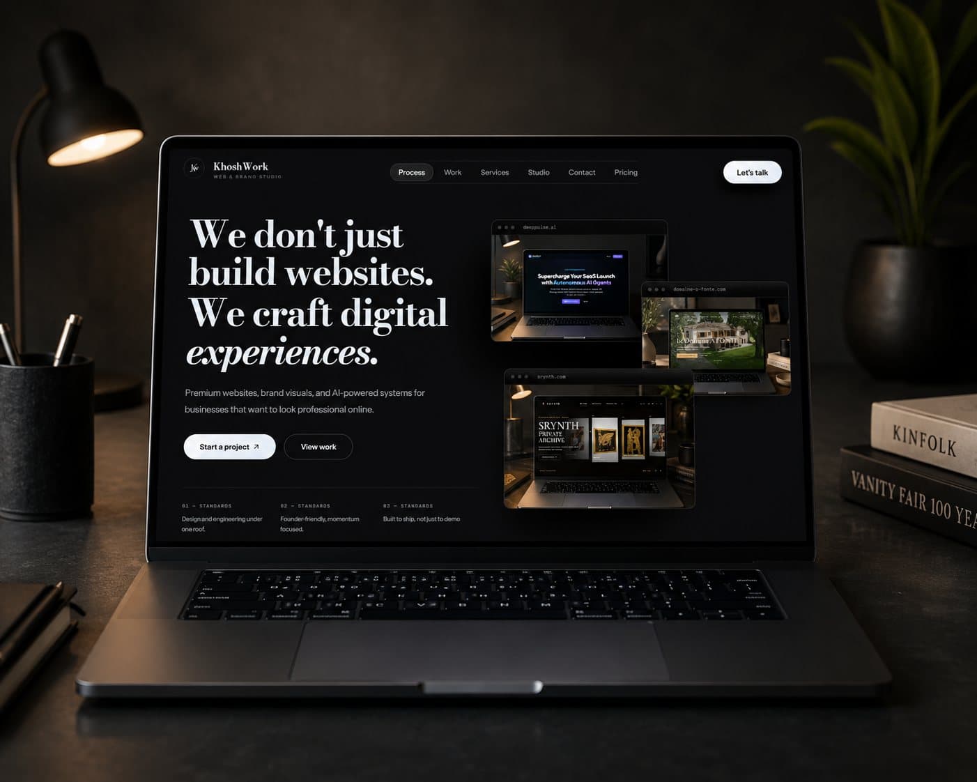 KhoshWork — Studio Website